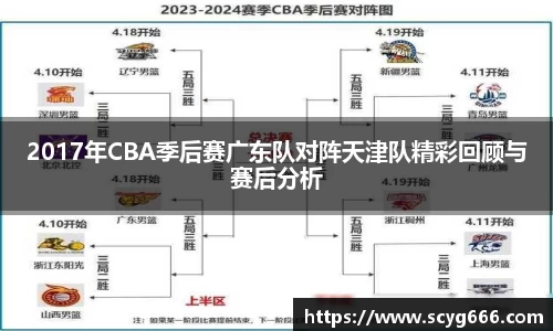 2017年CBA季后赛广东队对阵天津队精彩回顾与赛后分析